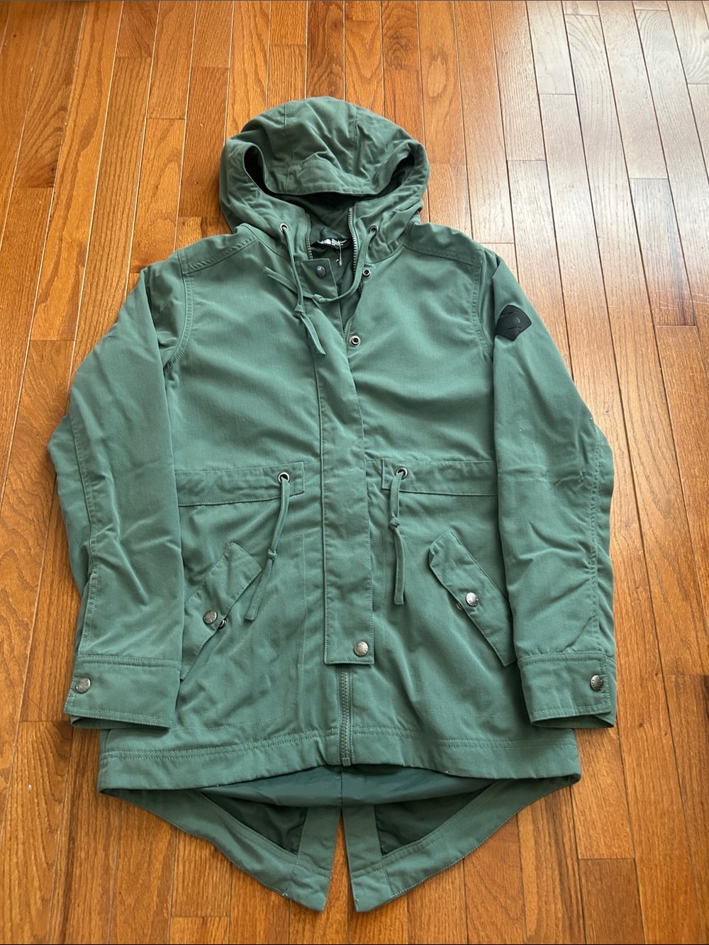 The North Face Green Hooded Anorak